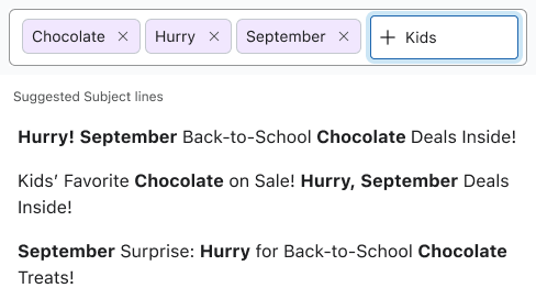 Keyword-Based Prompting